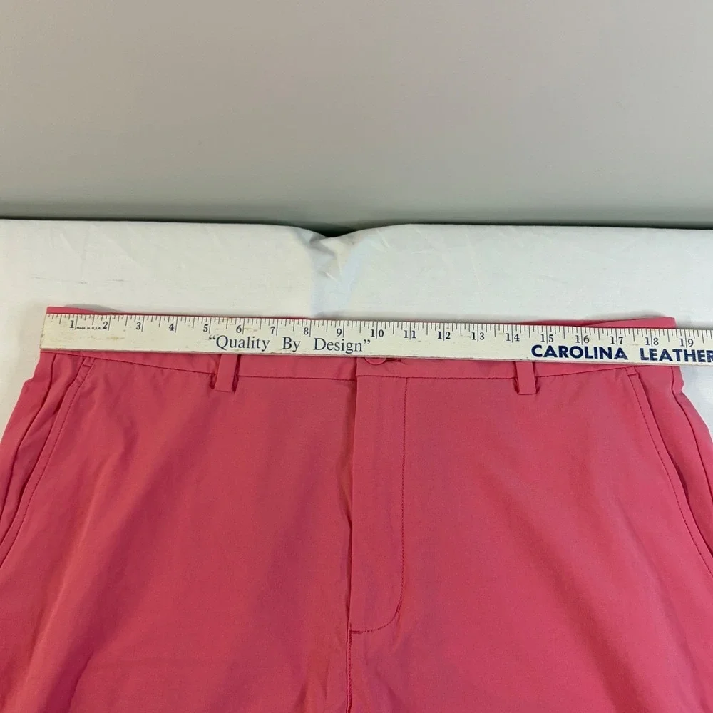 Vineyard Vines Breaker Shorts Men 36 Pink Coral Golf Preppy Stretch 9 Inseam NEW